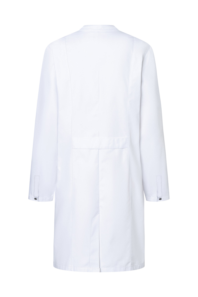 Blouse médicale et de laboratoire Modern-Shape pour femmes avec col montant - Blanc - 34