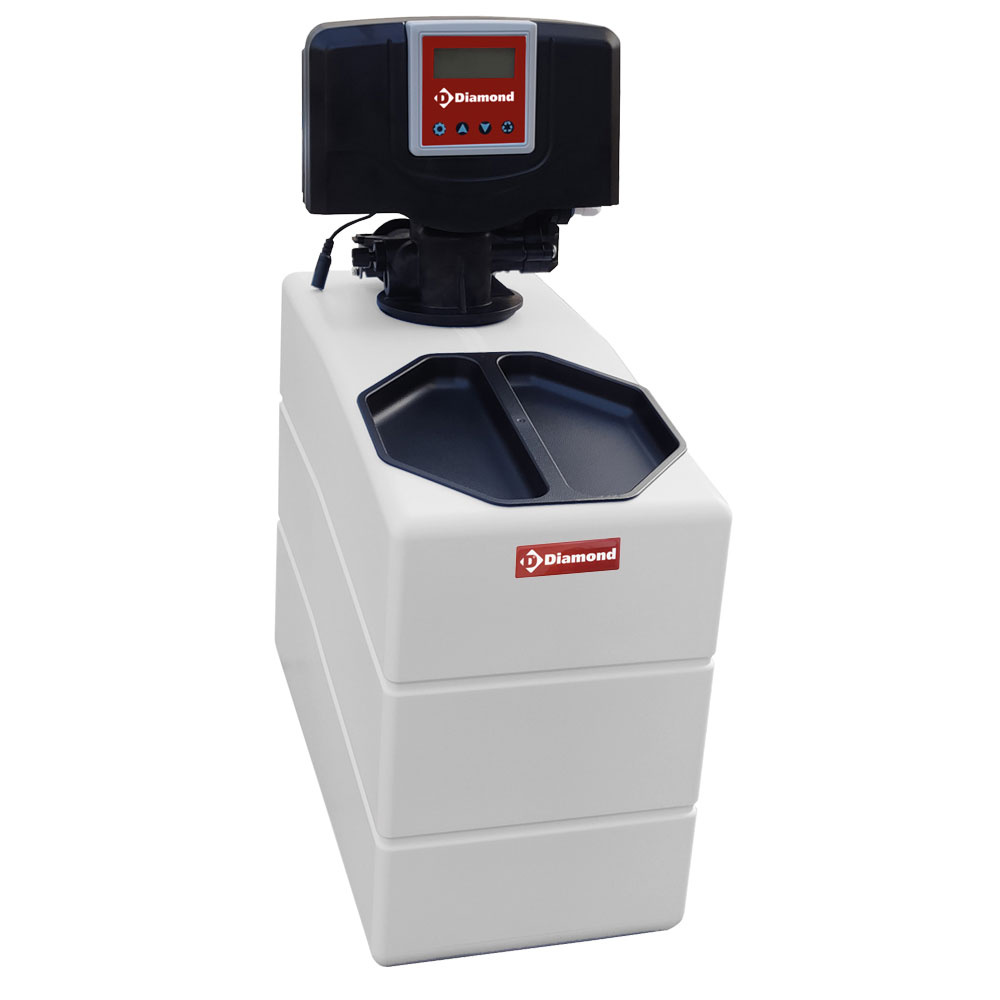 Waterontharder Chrono - en volumemeter, 6L, monoblok - 220x430x(h)530mm