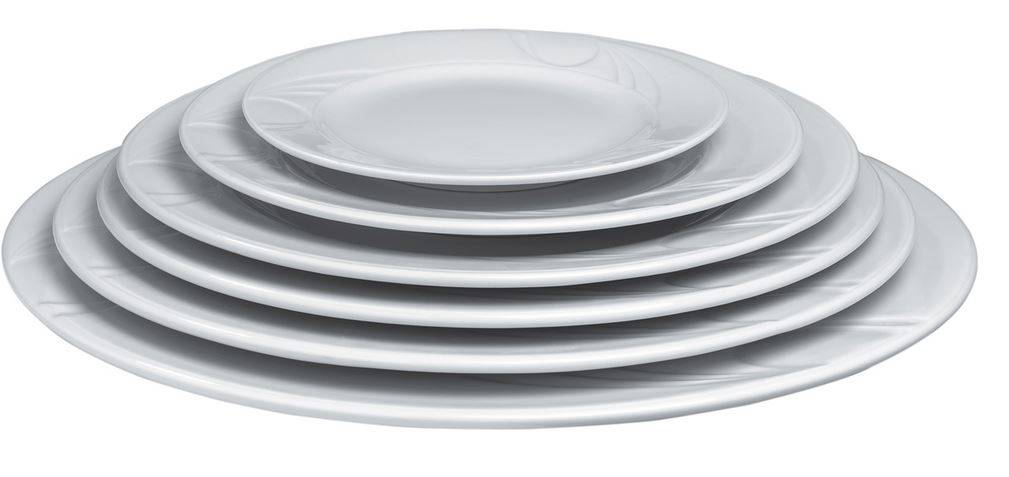 Assiette Plate KARIZMA - Porcelaine Blanche - Ø200mm