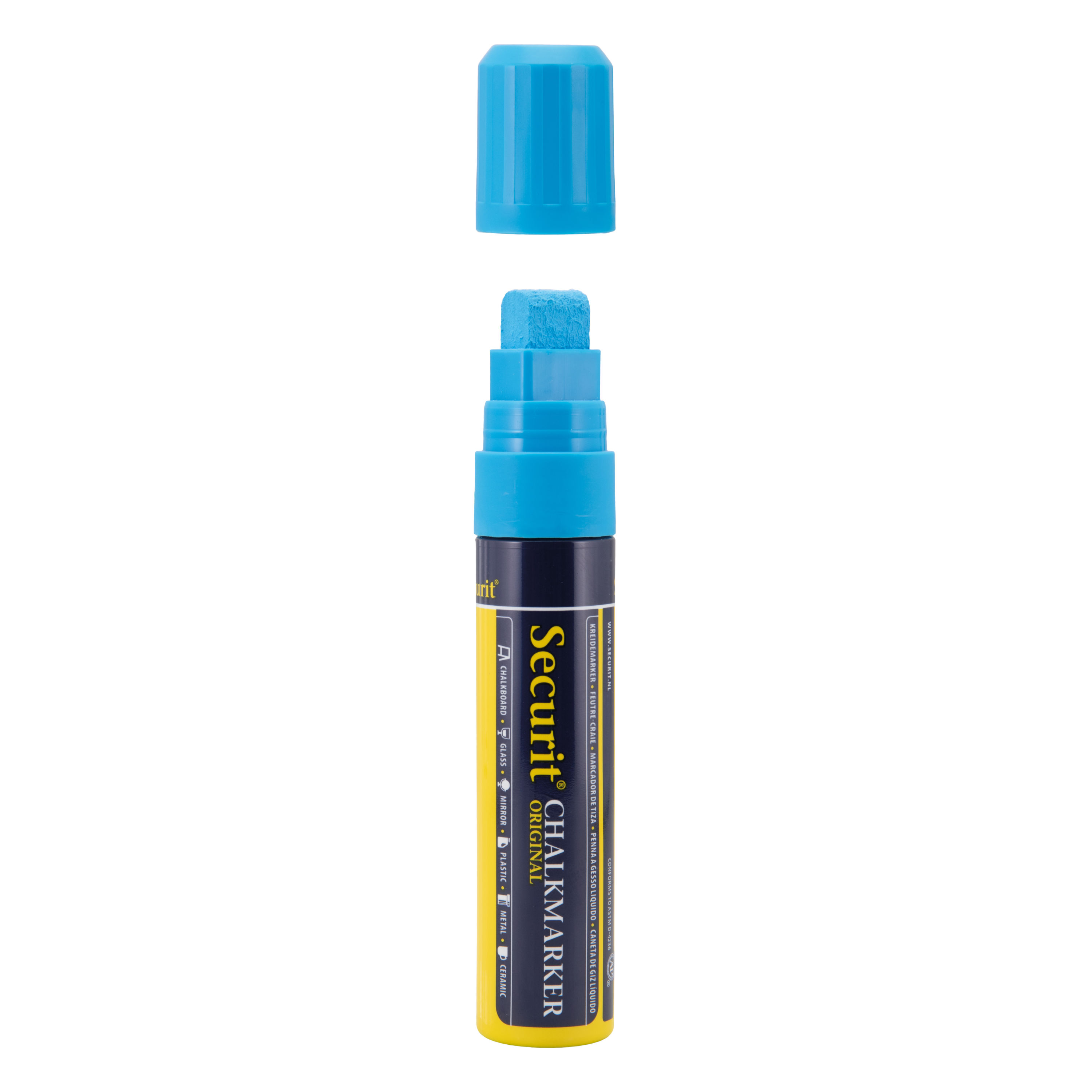 Originele Krijtstift Met Blokpunt In Blauw 7-15 mm