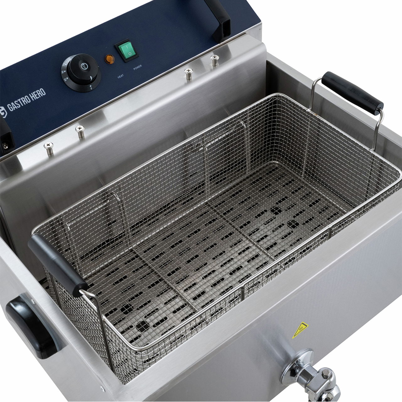 Elektrische bakkerijfriteuse - 20,4 Liter - 5 kW - met aftapkraan