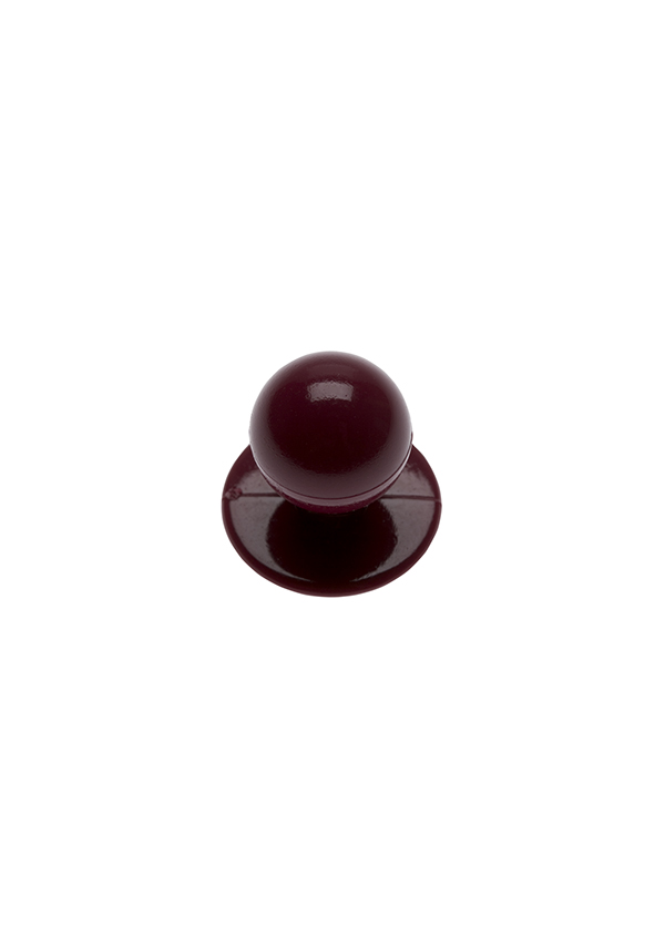 Boutons bordeaux, 12 pièces / paquet - Bordeaux - Pack