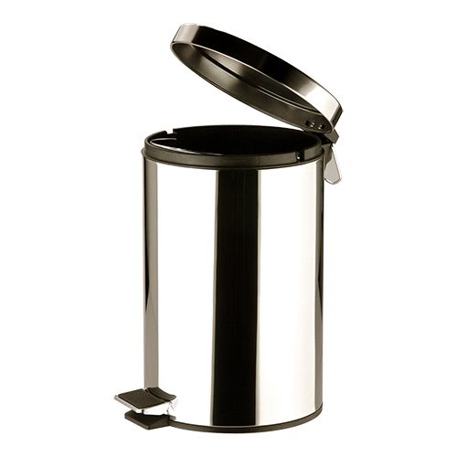 Treteimer - Edelstahl mit Einsatzeimer - 12L