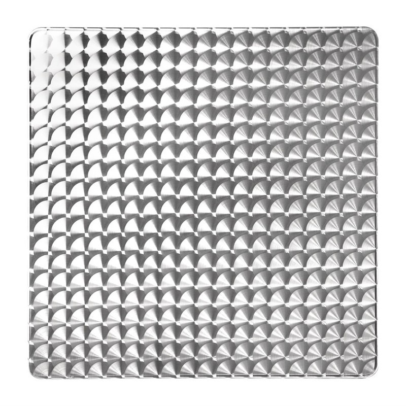 Table Bistro Carrée | Plateau Inox | Pied Aluminium | 700x700x720(h)mm