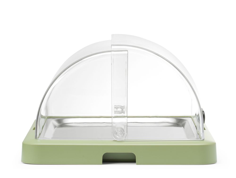 Rolltop Kühldisplay Duo UNIQ - Einzel - Grün - 460x355x(H)220mm - Rechteckig