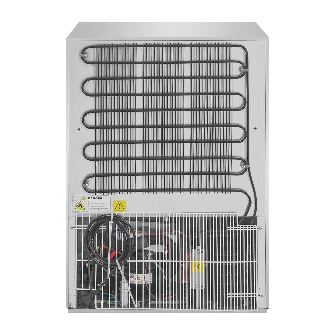 Polar C-Series lage Koelkast Roestvrij Staal 150Ltr