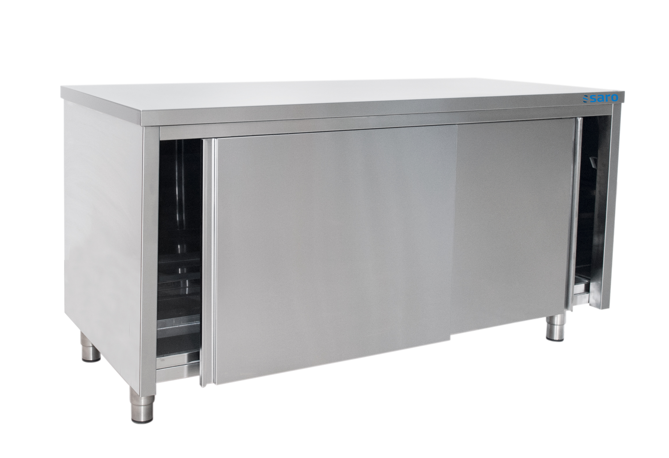 Armoire en acier inoxydable SARO, porte coulissante - P 700 x L 1200 mm