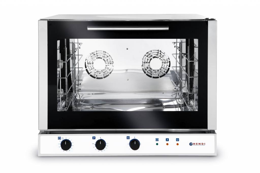 Hetelucht Euronorm Oven - Stoominjectie - 4x600x400mm - 400V