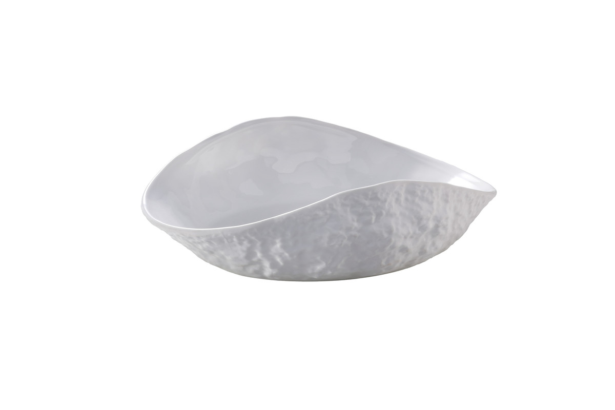 Schaal Calcaire 25.5 x 19 cm Wit Porselein