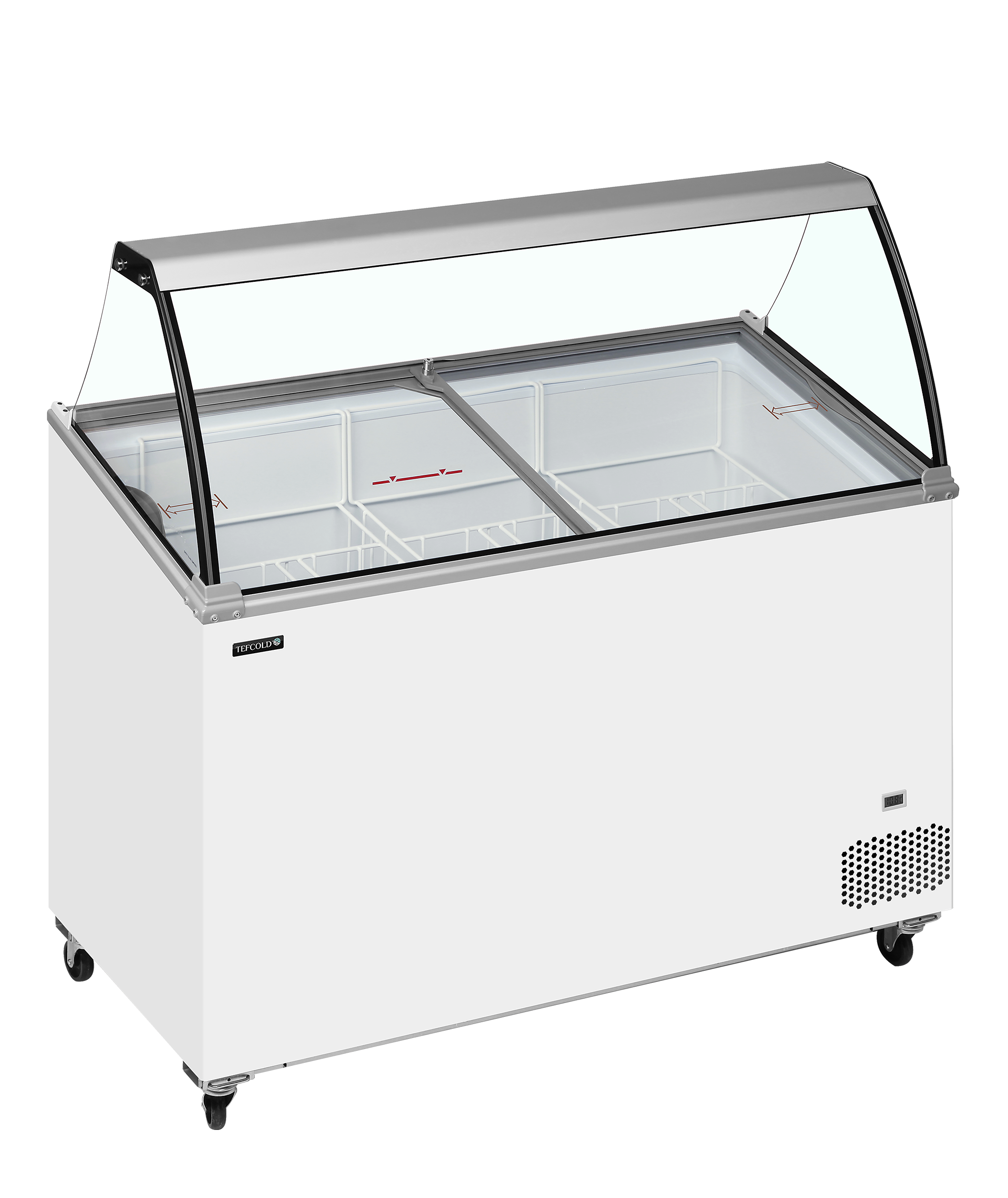 TEFCOLD Speiseeisvitrine - IC401SCE+SO