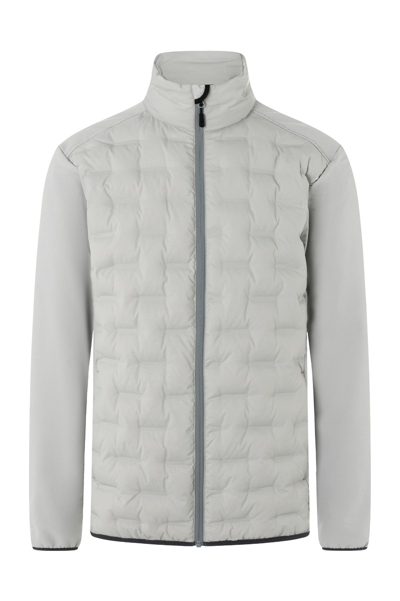 Veste hybride pour hommes  Outdoor-Pro, en matière durable - Gris Clair - L