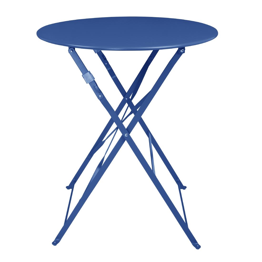 Bolero perth pavement style ronde tafel donker marineblauw