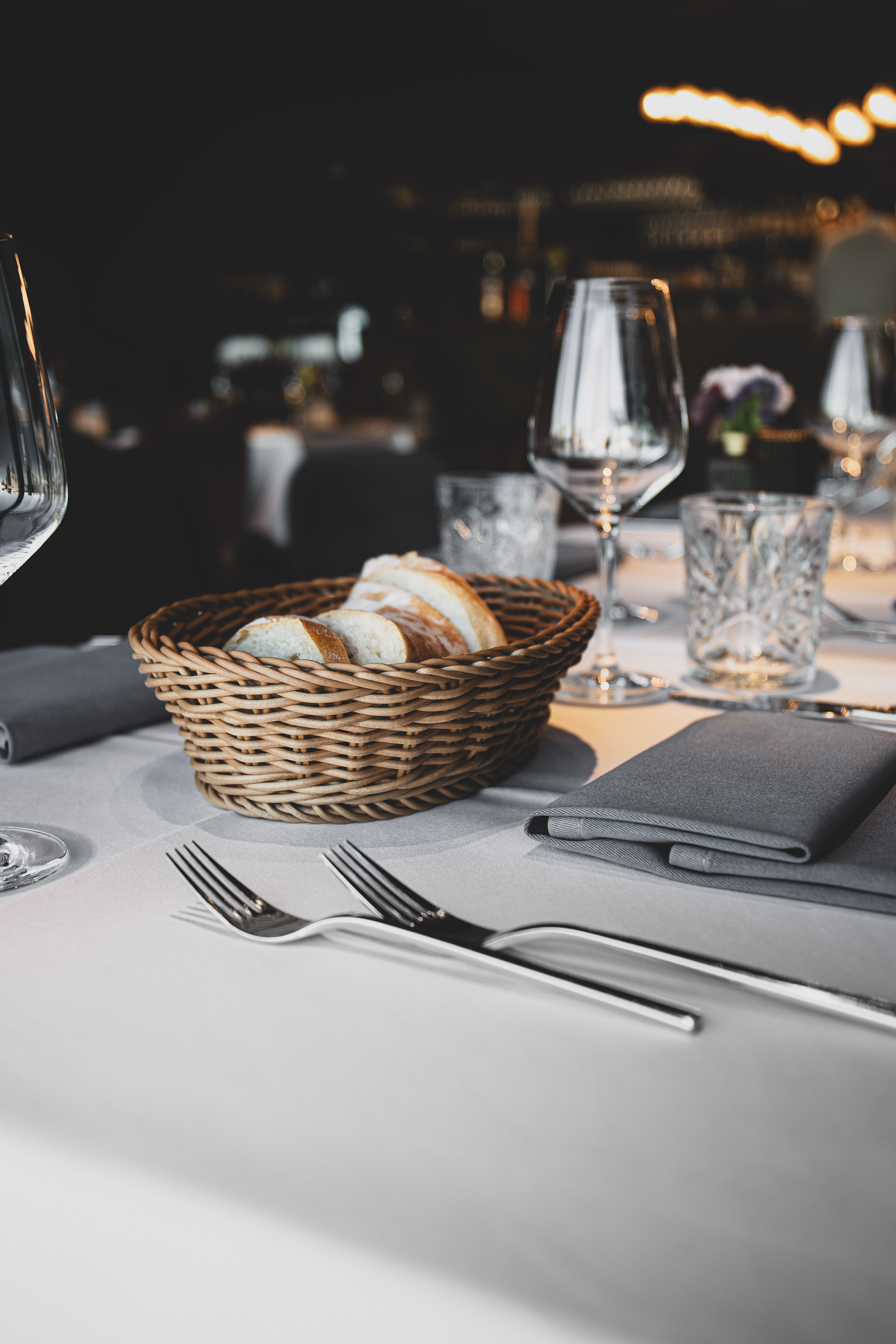 Mand WEAVER PRO tafelmanden, 19 x 12 x 6 cm, ovaal, beige, polypropyleen