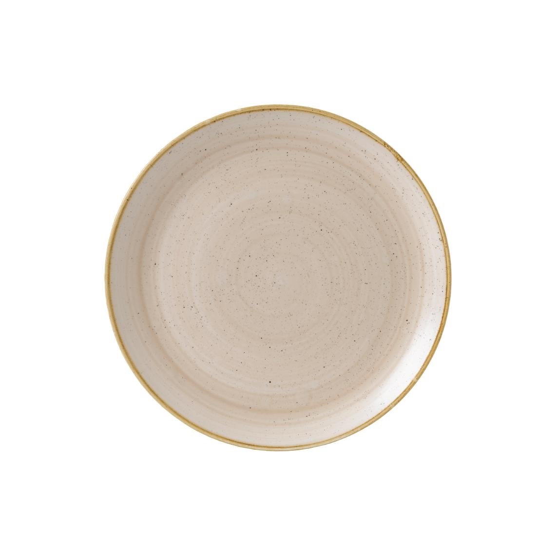 Assiettes rondes Churchill Stonecast Nutmeg Cream 324mm (Lot de 6)