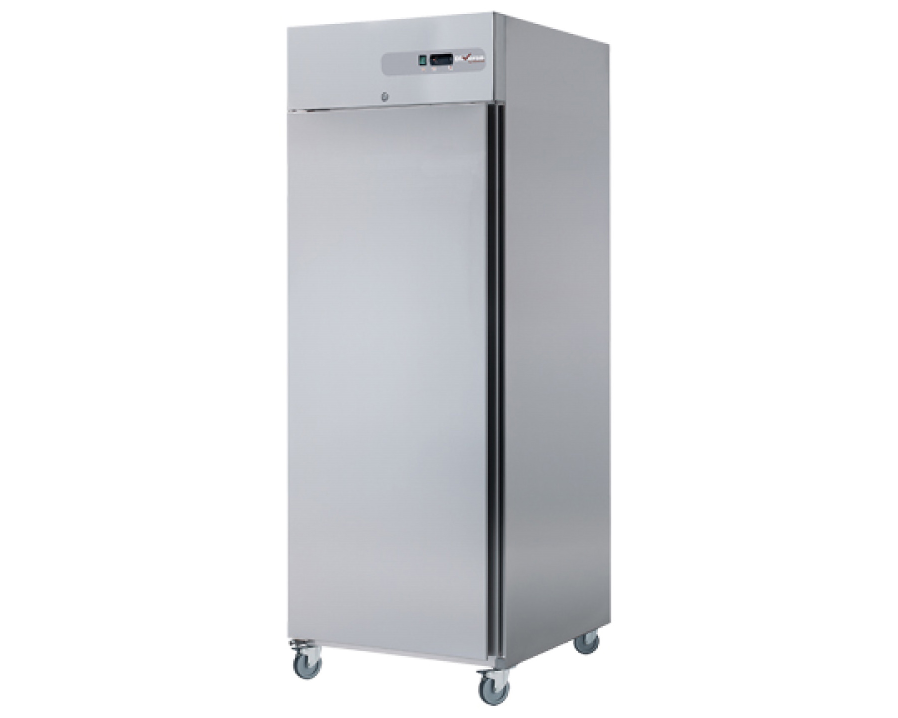 Armoire frigorifique ventilée 600 Lit. 1 porte GN 2/1, sur roues, 2 avec freins - 700x823x(h)2045mm