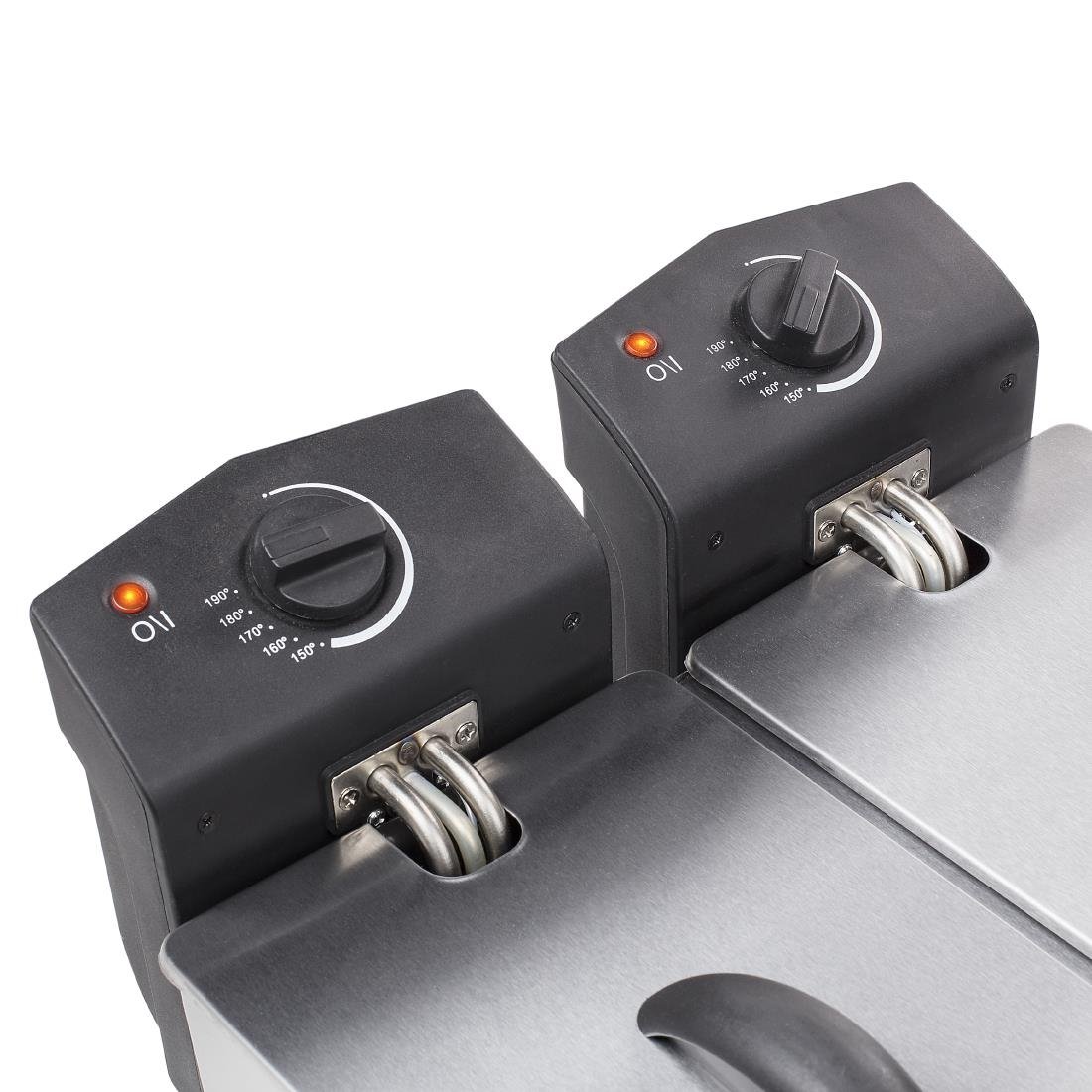 Tristar Doppelkorb-Fritteuse FR-6937 - 2 x 3 ltr Edelstahl