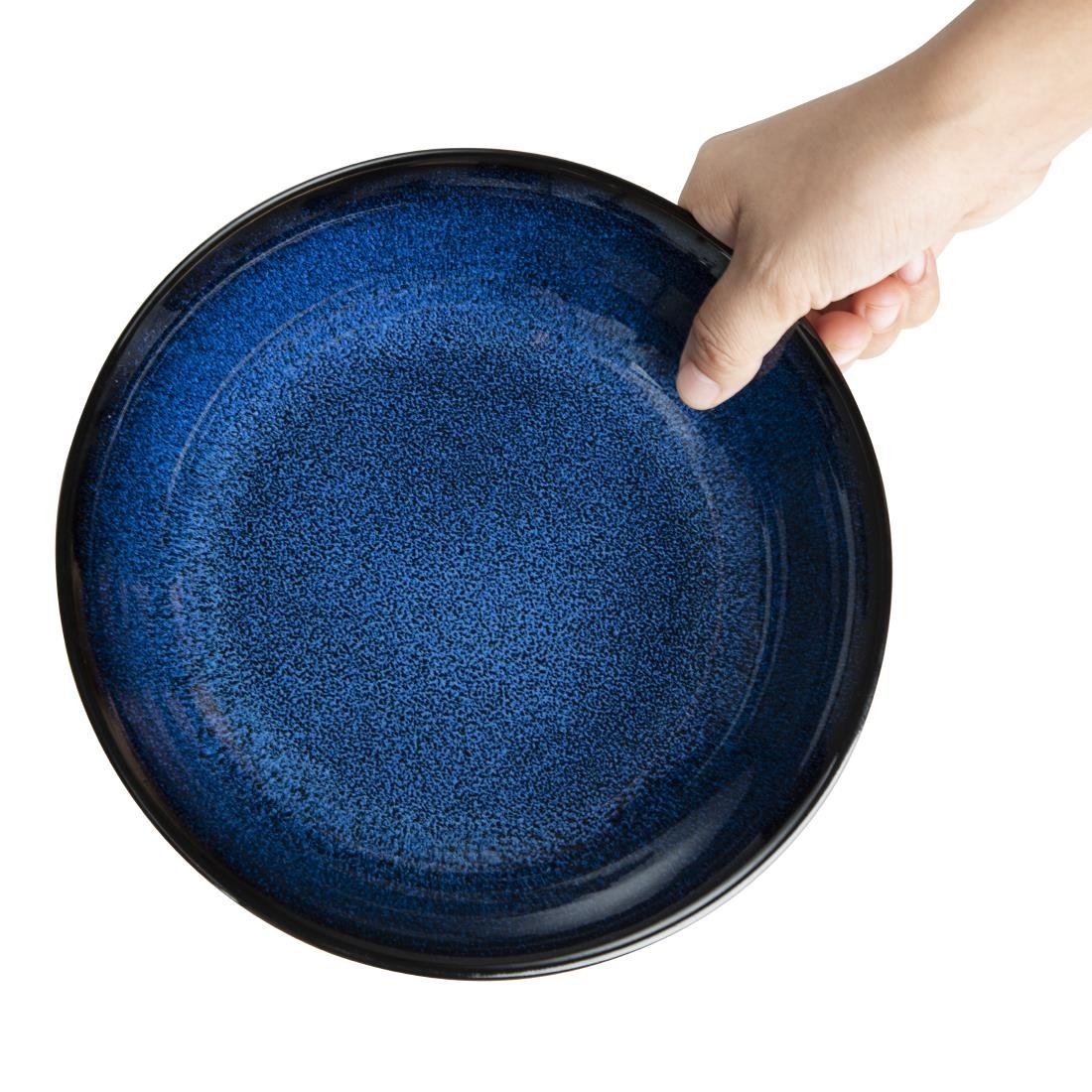 Olympia Luna Mitternachtsblaue Coupe-Schalen 210 mm (4er-Pack)