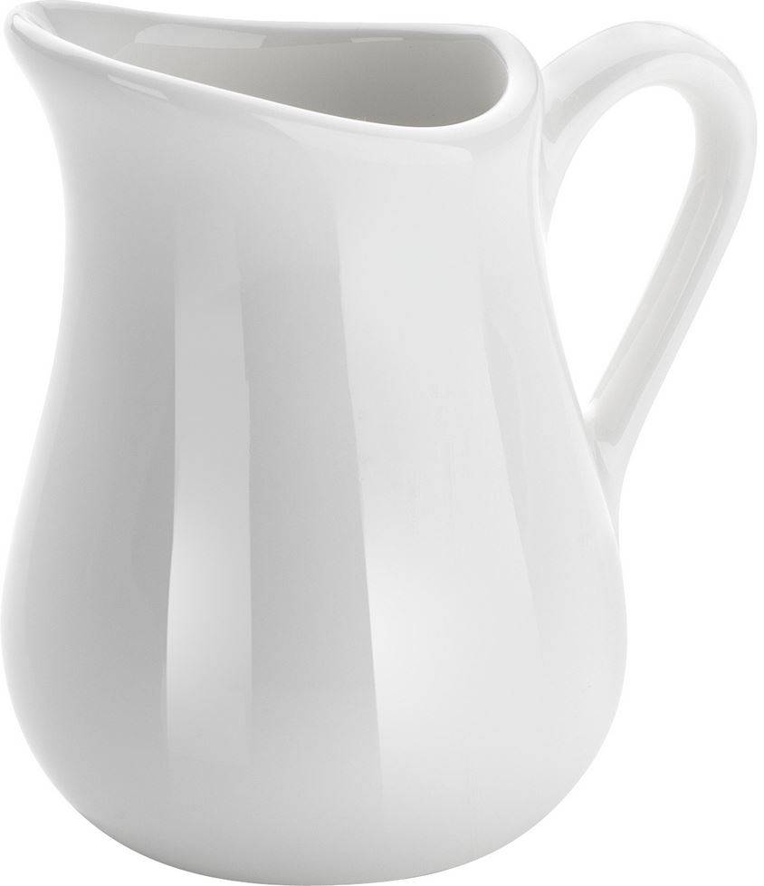Milchkanne 80ml | Porzellan Weiß | 2 Stück