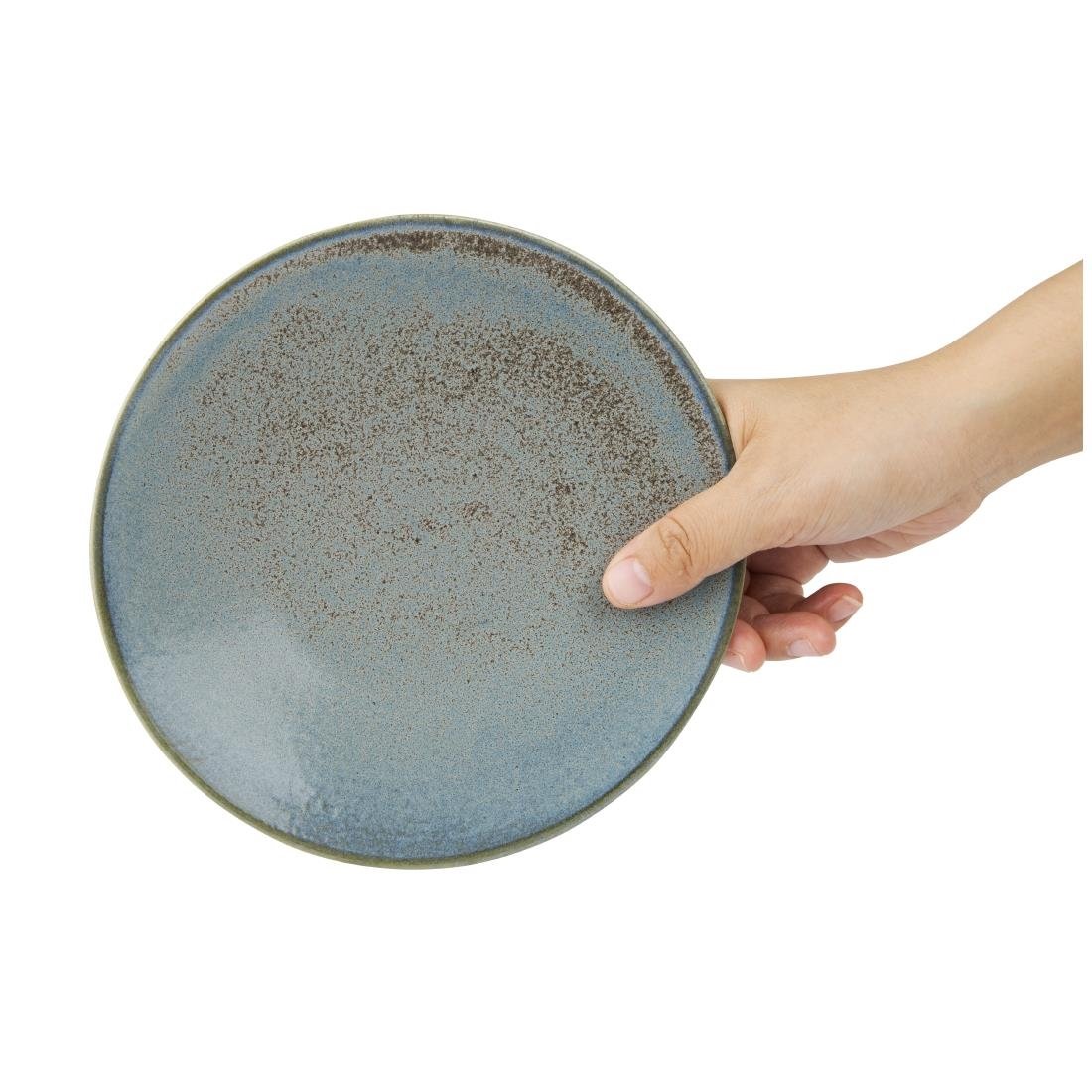 Assiettes plates Olympia Ember Blue 180mm (lot de 6) Assiettes plates Olympia Ember Blue 180mm (lot de 6)
