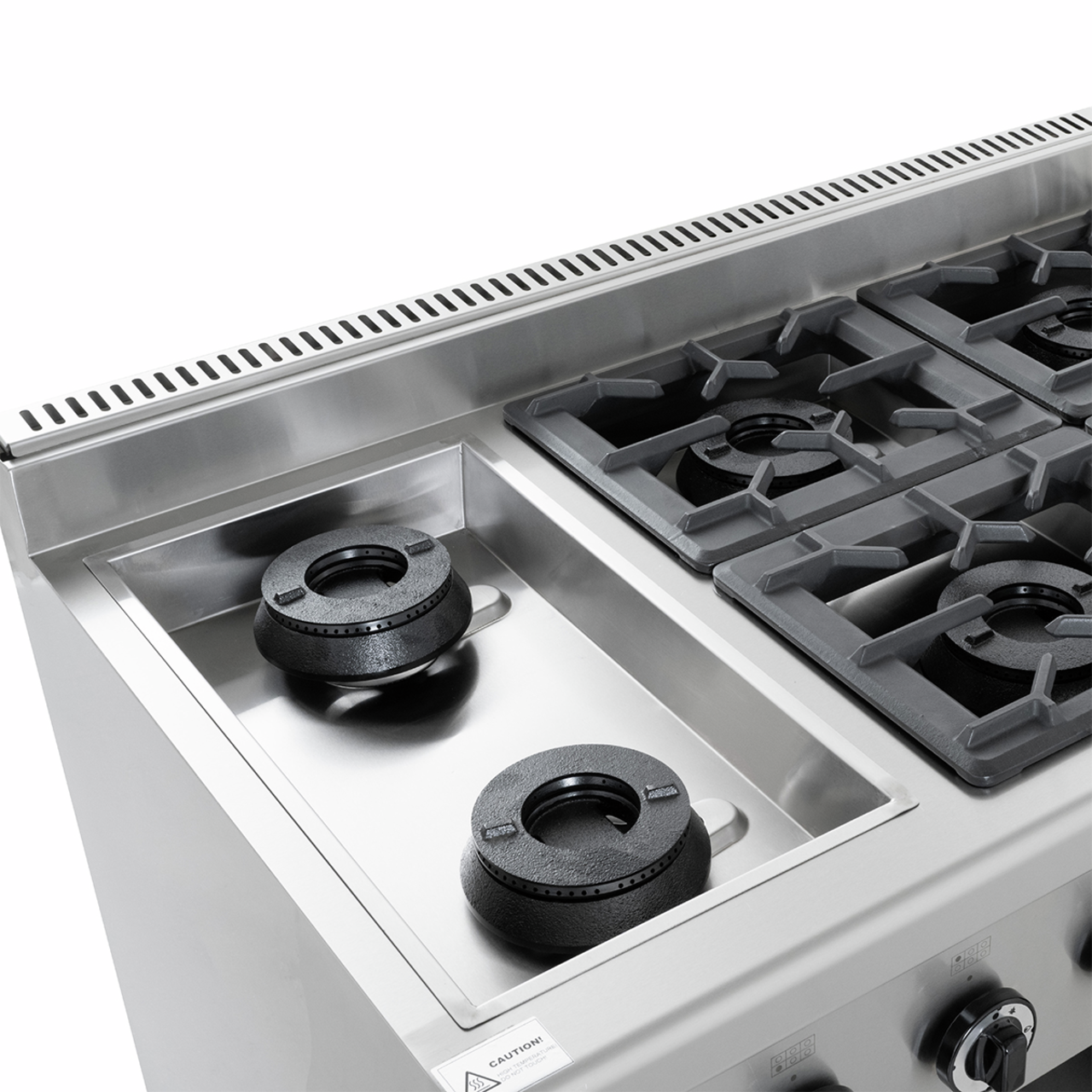 Gasfornuis ECO met open onderstel - 43,2 kW - 6 branders