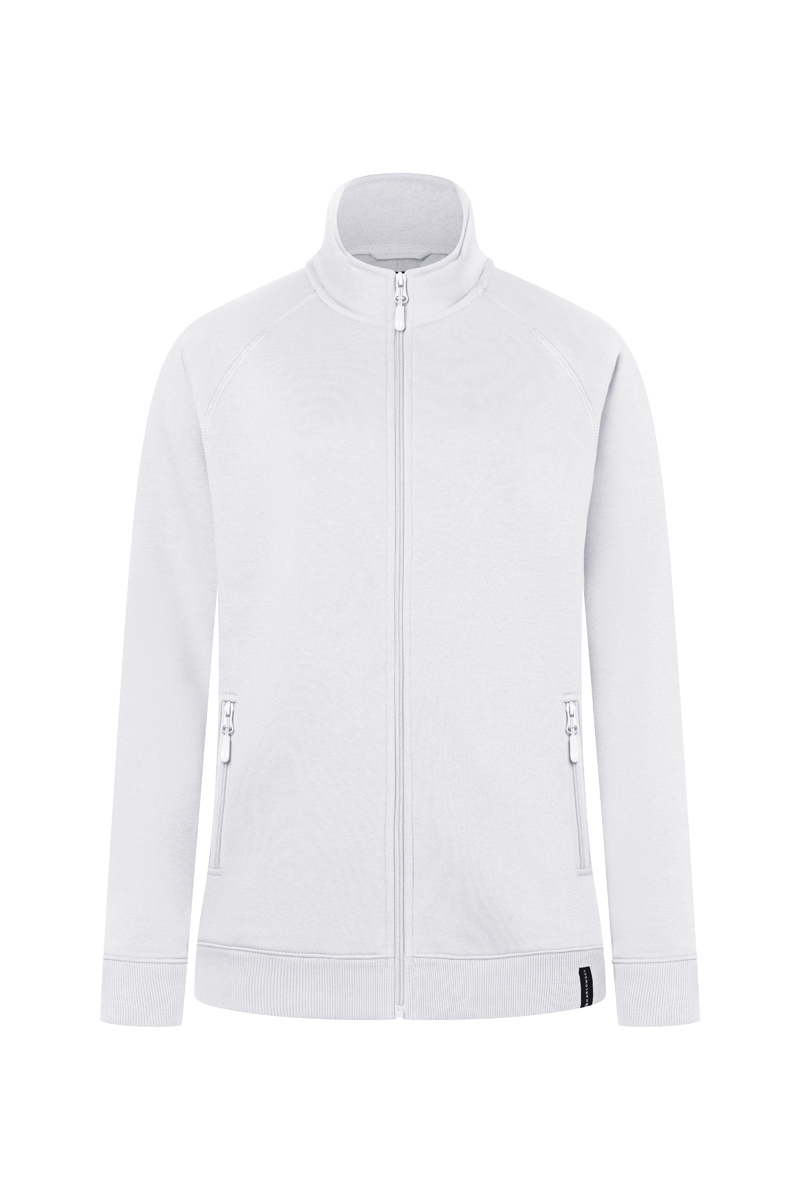 Dames Werkjas/Sweatjack Van Zacht Materiaal, Gemaakt Van Duurzaam Materiaal - Wit - M