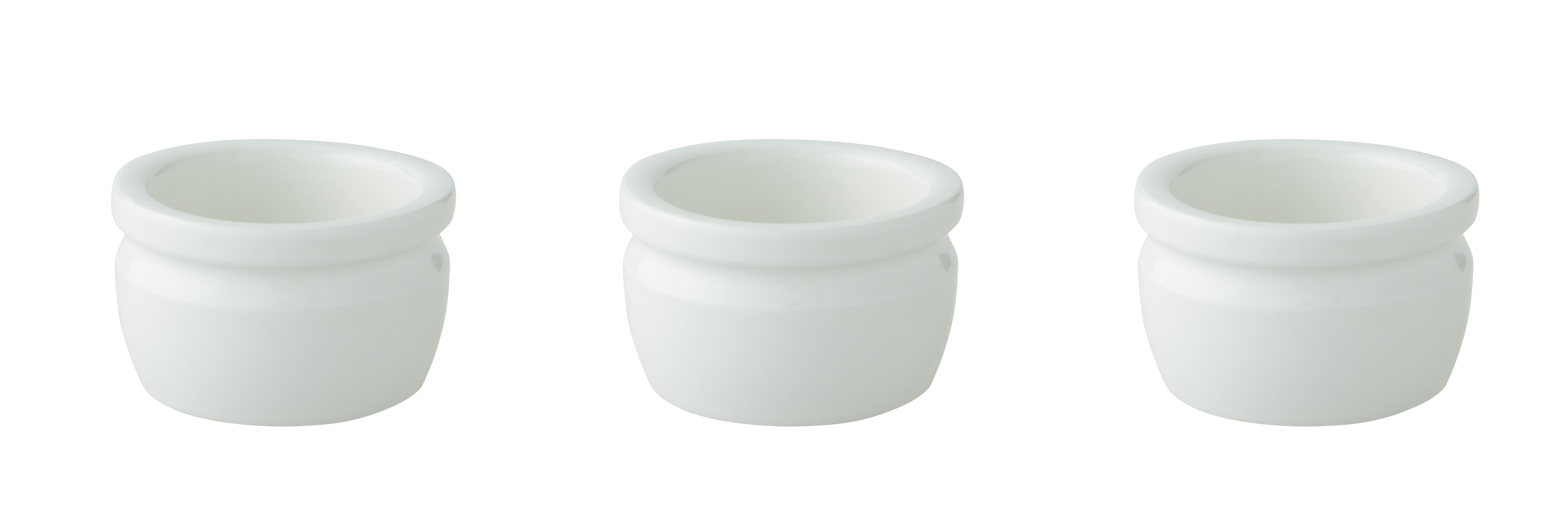 Boterpot Fancy Ivory 5.5 cm 3 cl Offwhite Porselein