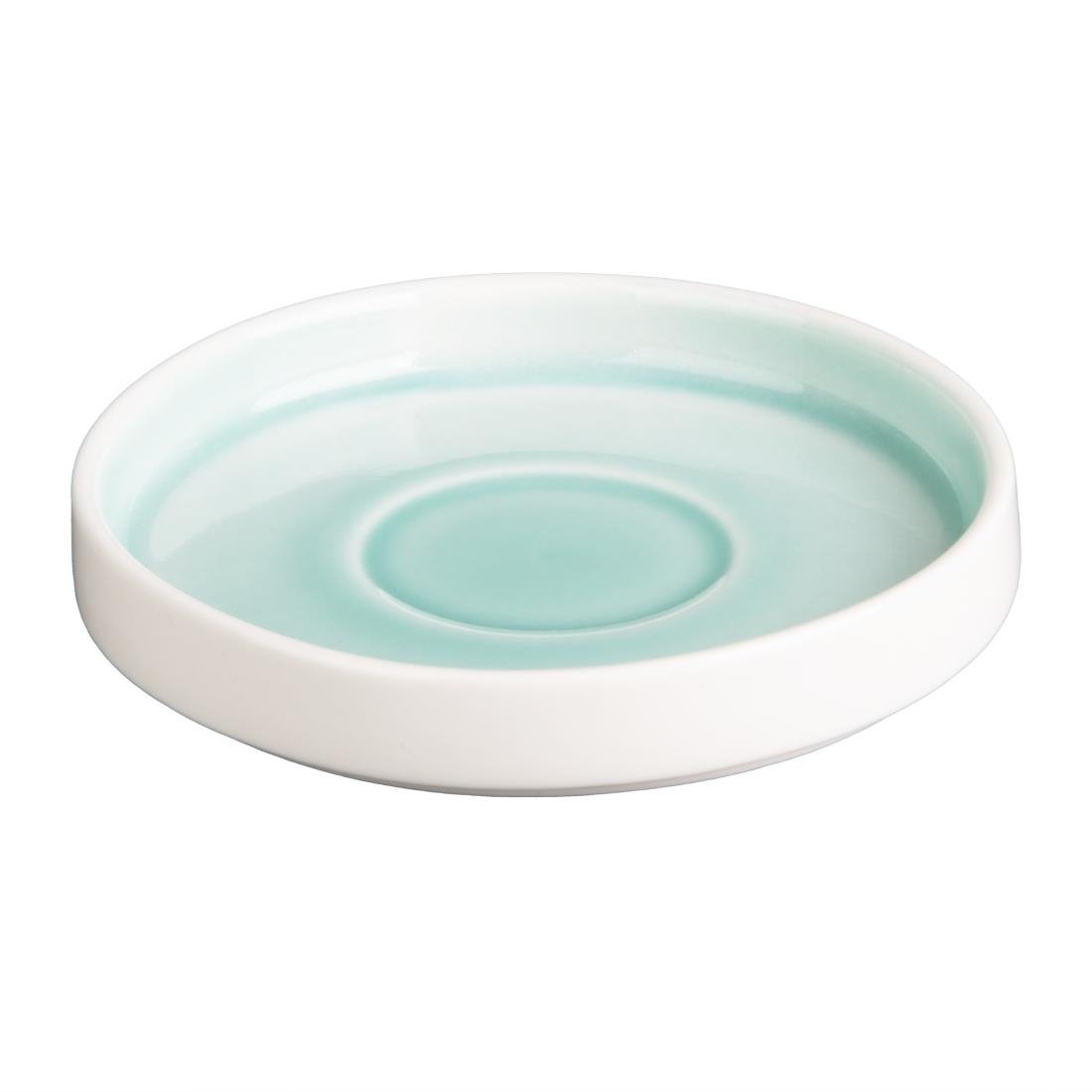 Soucoupes Olympia Fondant vertes 115mm (lot de 6)
