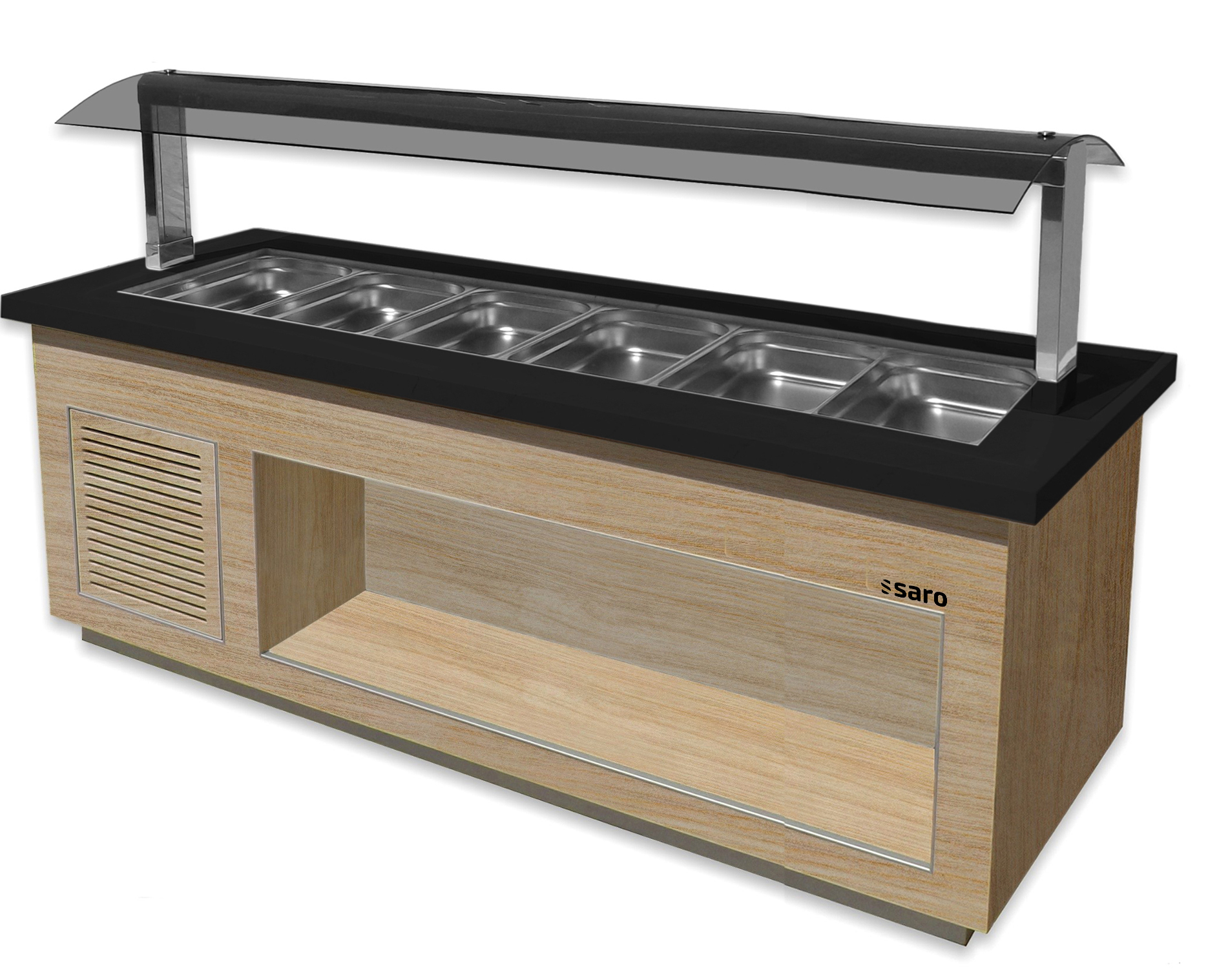 SARO Saladebar model PREMIUM LINE- SB-K 230 OAK
