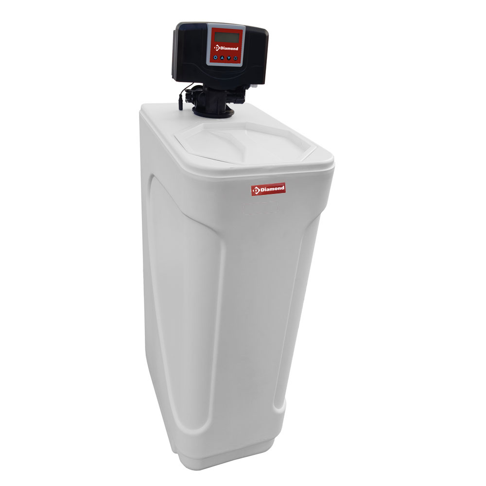 Waterontharder Chrono - en volumemeter, 27 L, monoblok - 320x540x(h)1140mm