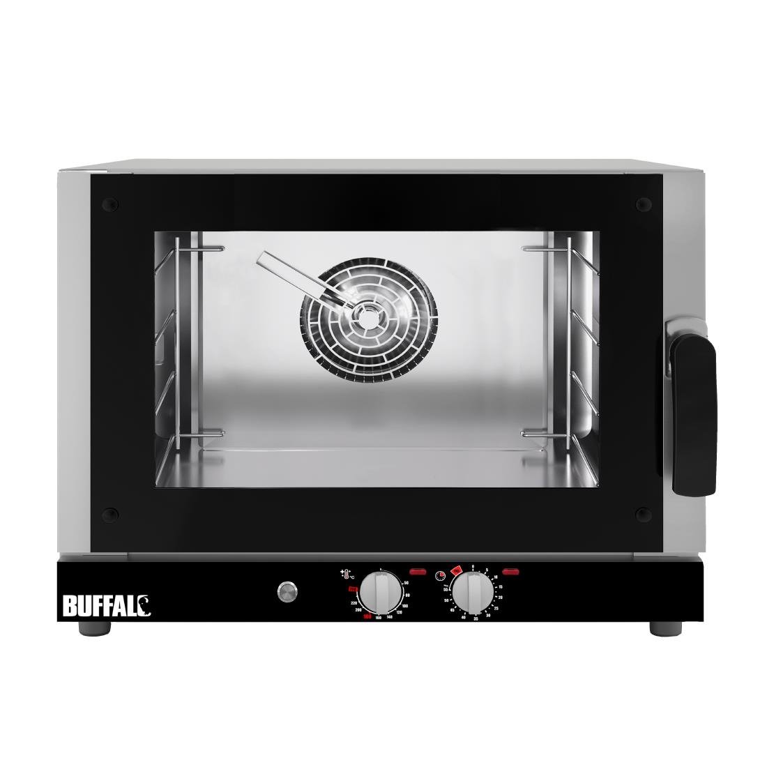 Four à convection avec humidificateur Buffalo 4x GN 1/1 triphasé