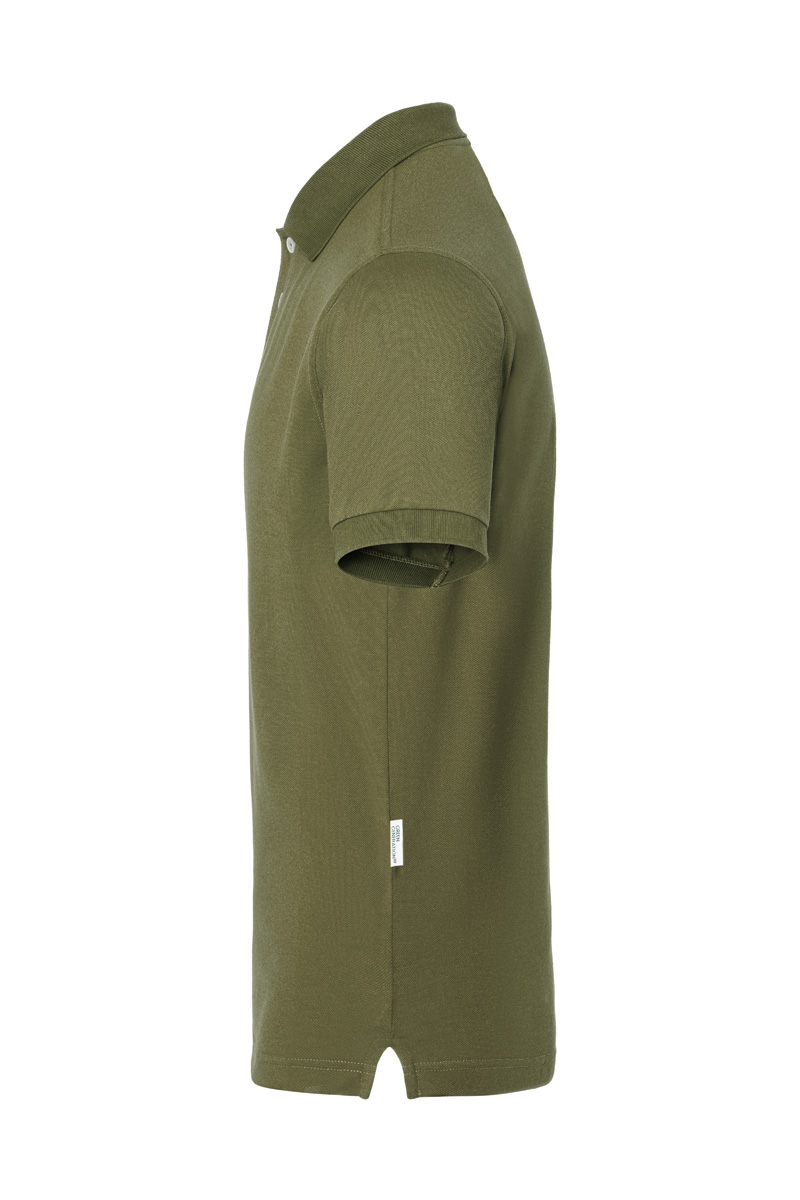 Polo de travail pour homme Modern-Flair, en matériau durable - Vert Mousse - L