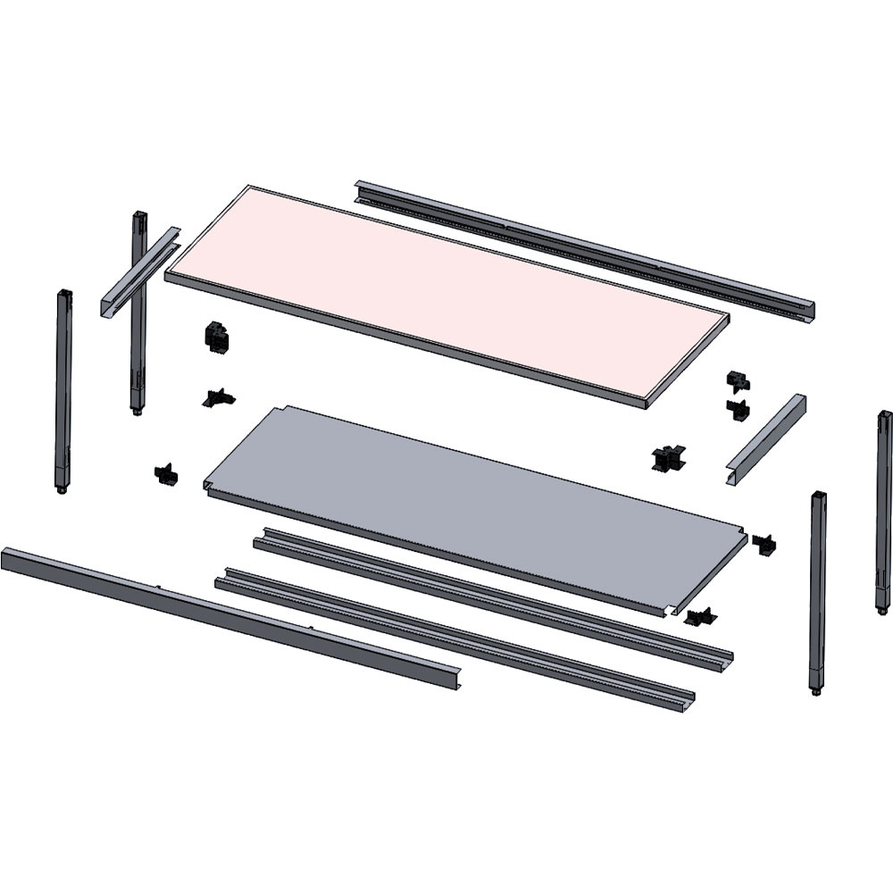 Wand werktafels met basistablet