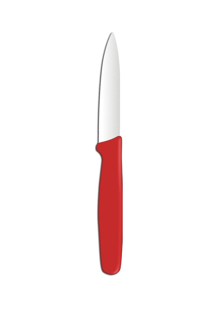 Couteau éplucheur pointu Rouge - (L)192mm
