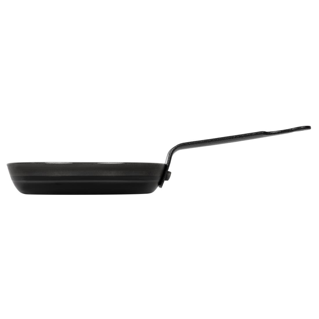 Poêle à blinis en tôle dacier bleuie De Buyer 12 cm