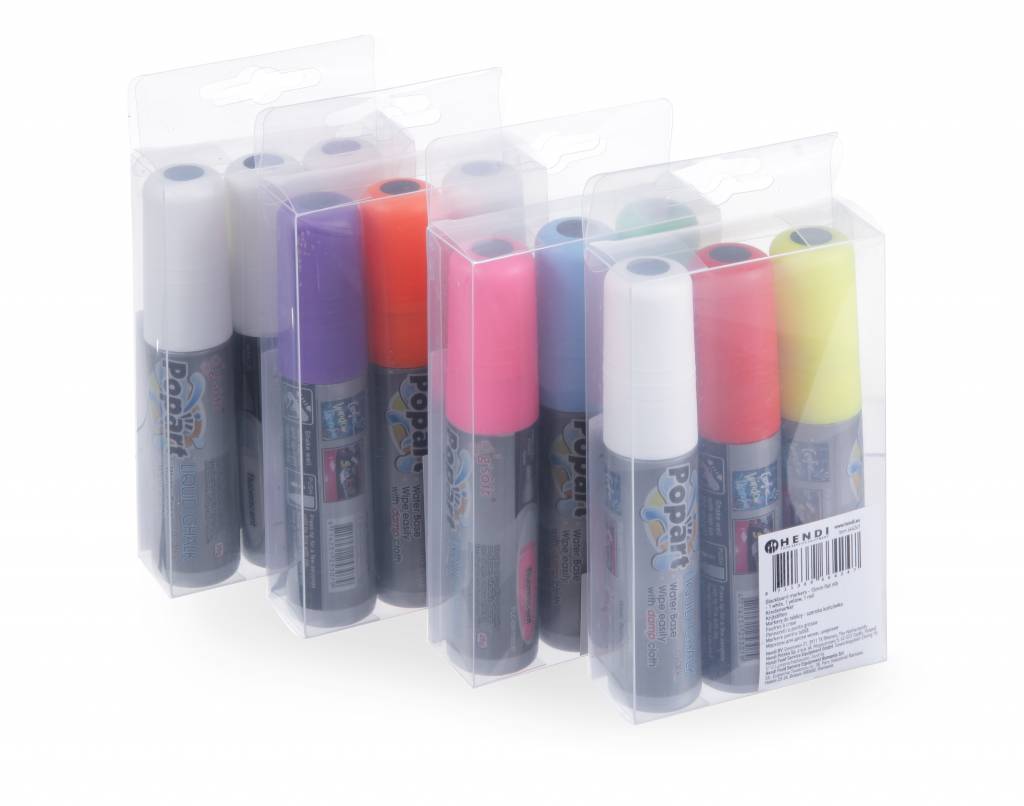 Kreidemarker 15mm - 3x Weiß