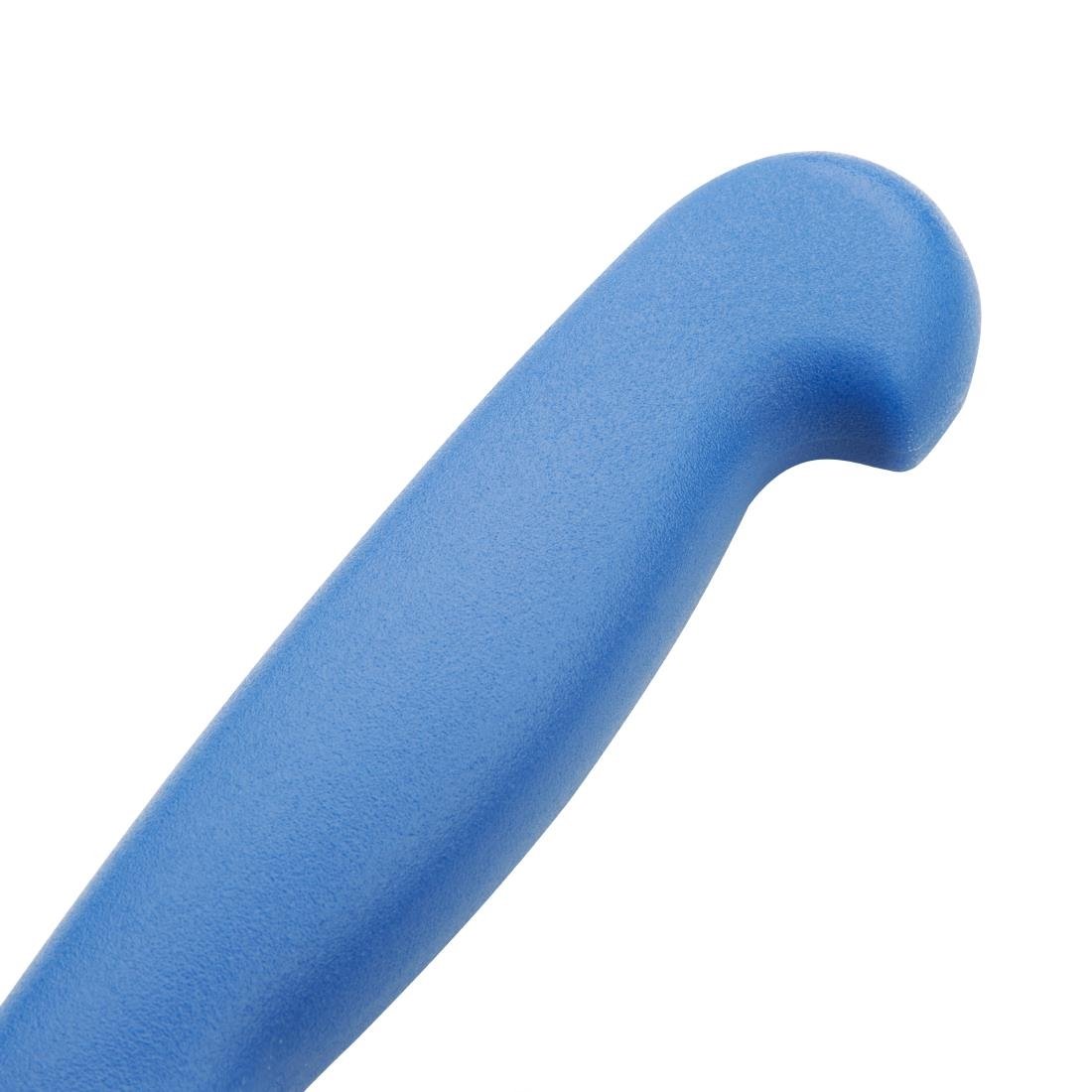 Couteau à génoise dentelé Hygiplas bleu 254 mm