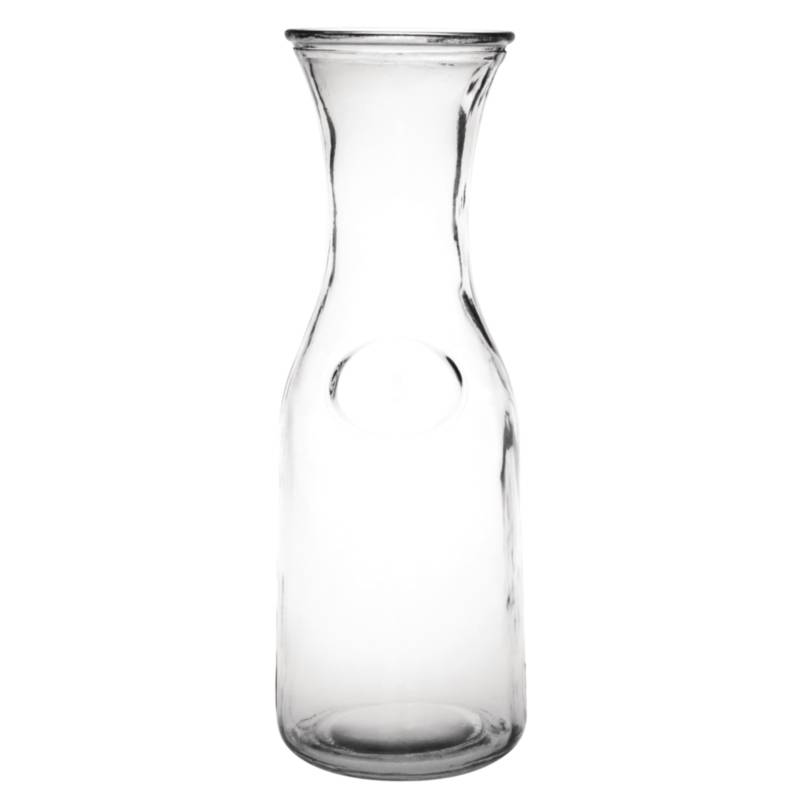 Glaskaraffen | 6 Stück | 1 Liter | Glas