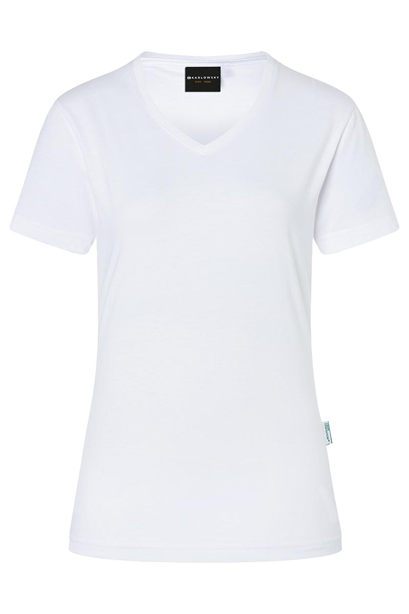 Dames T-Shirt In Casual Stijl, Gemaakt Van Duurzaam Materiaal - Wit - S