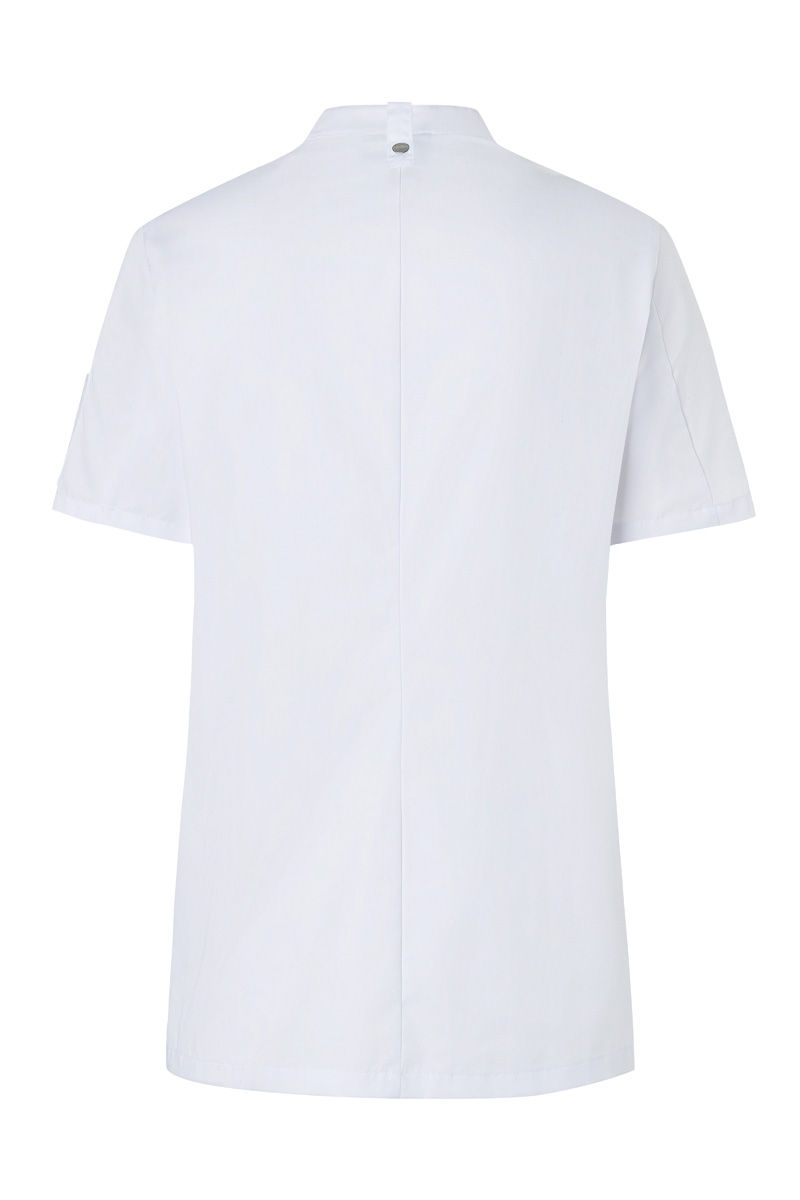 Koksbuis Met Korte Mouwen Voor Dames, Moderne Look - Wit - 48