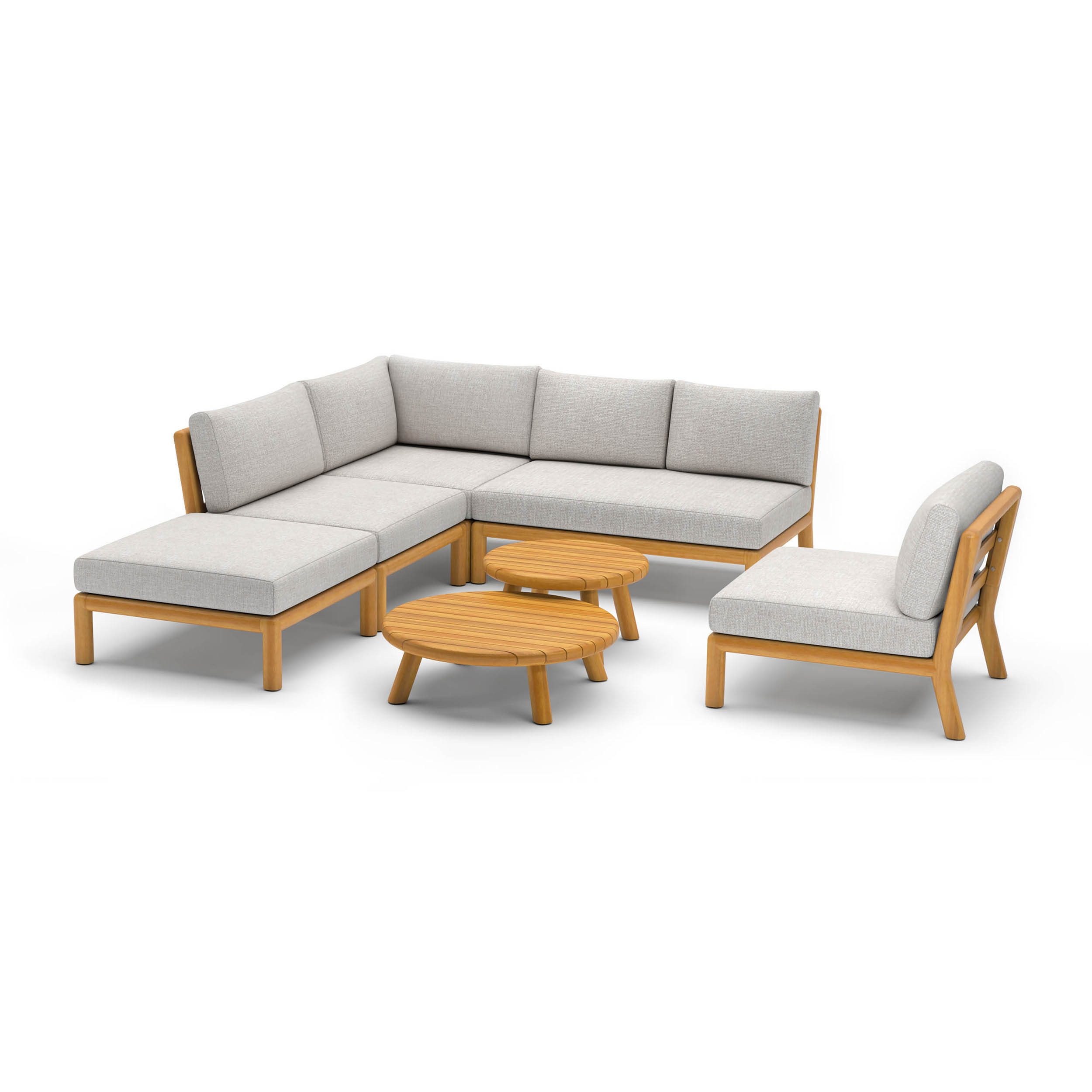 Matera  Loungeset met 2 bijzettafeltjes