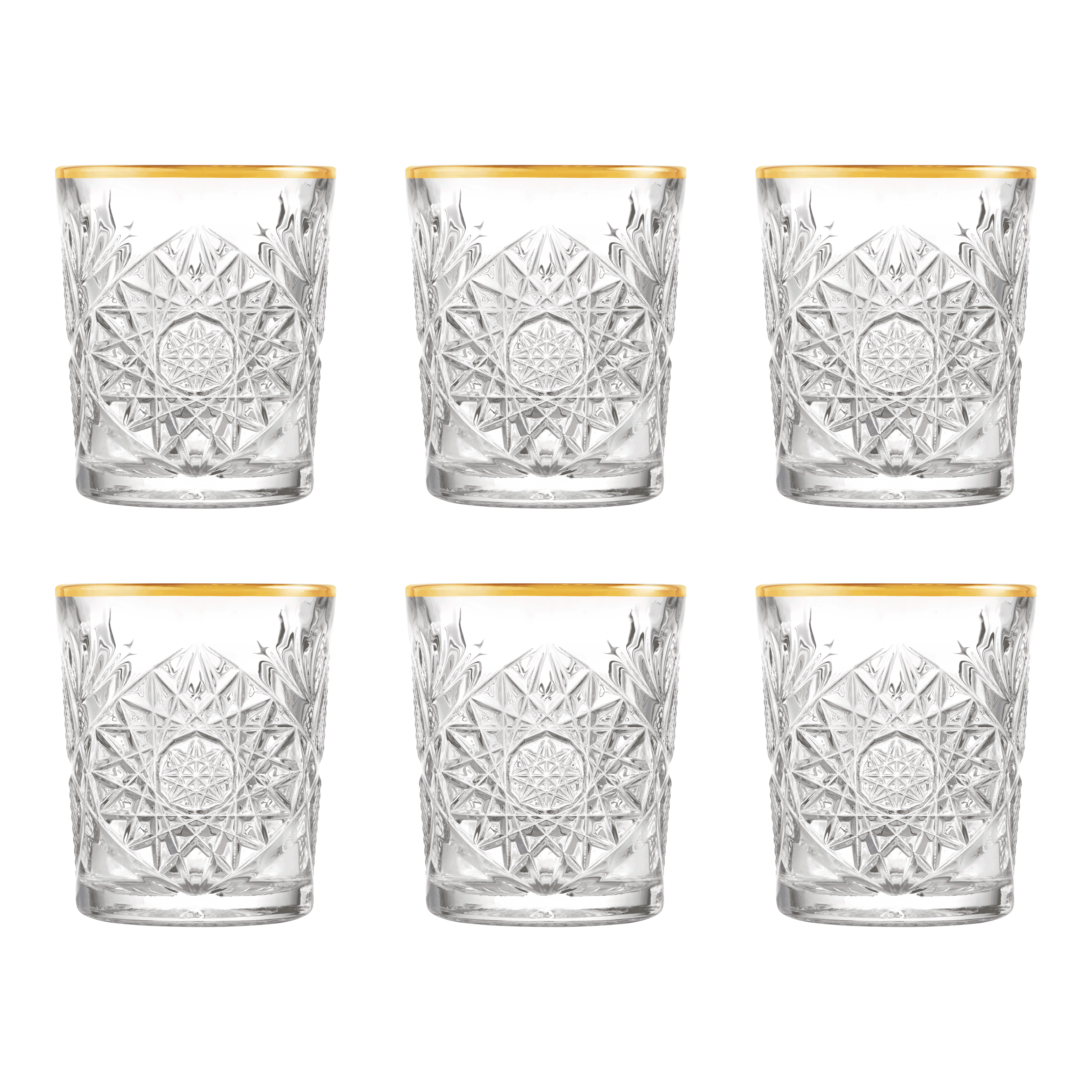 Hobstar Tumbler gouden rand 35 cl