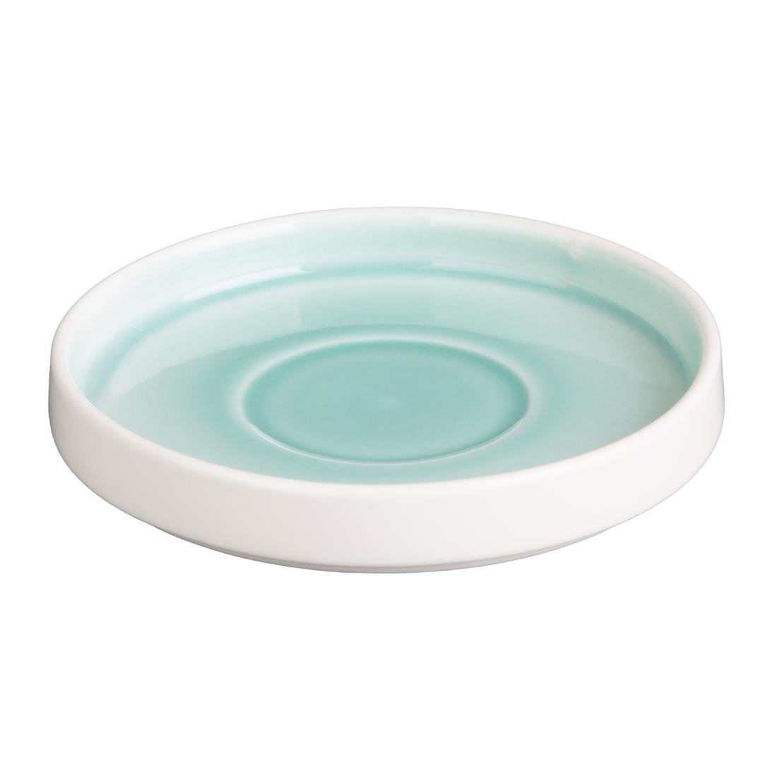 Soucoupes Olympia Fondant vertes 135mm (lot de 6)