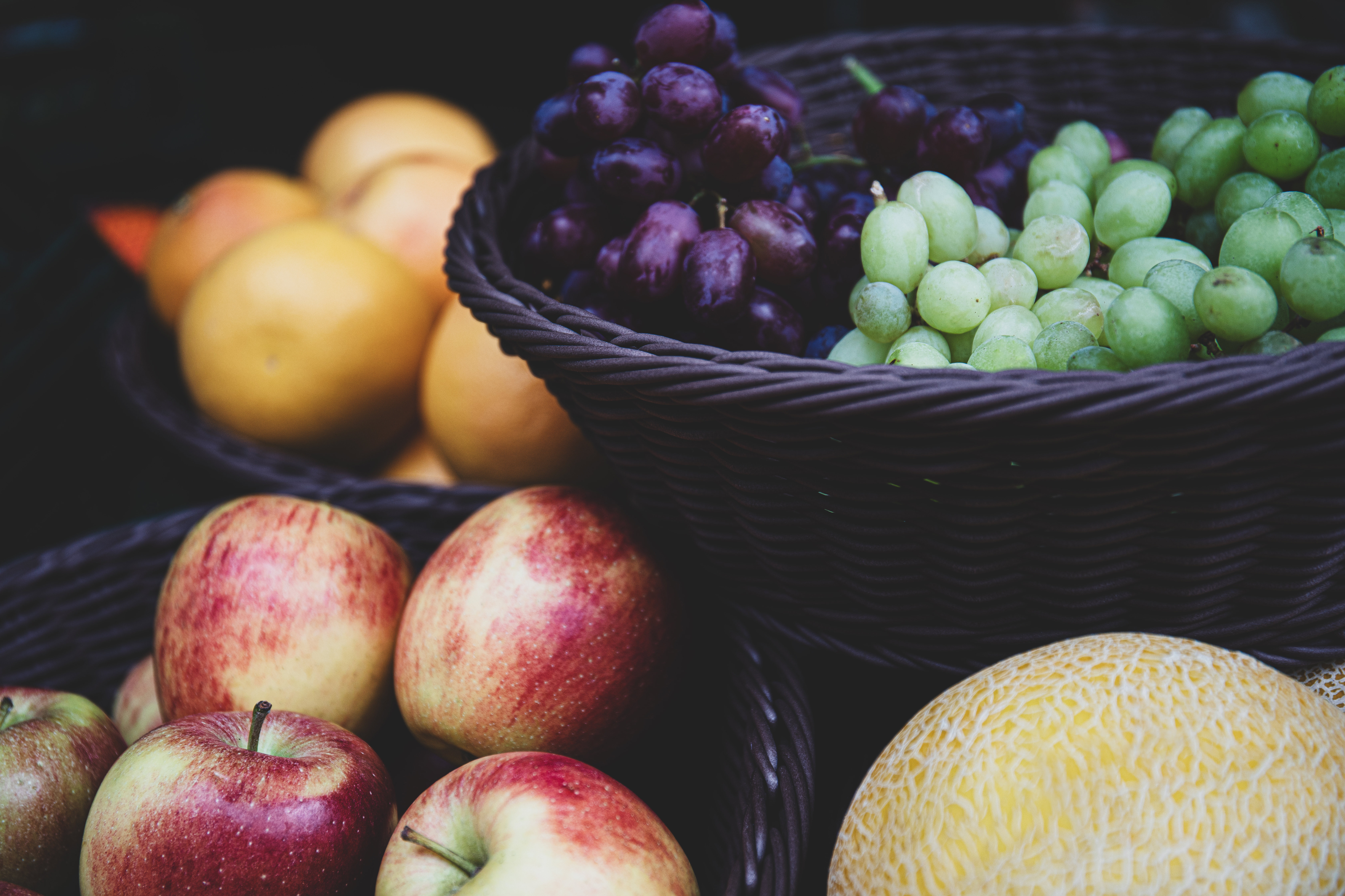 WEAVER PRO systeemkorven, Ø 37 cm, hoogte 9 cm, zwart, polypropyleen