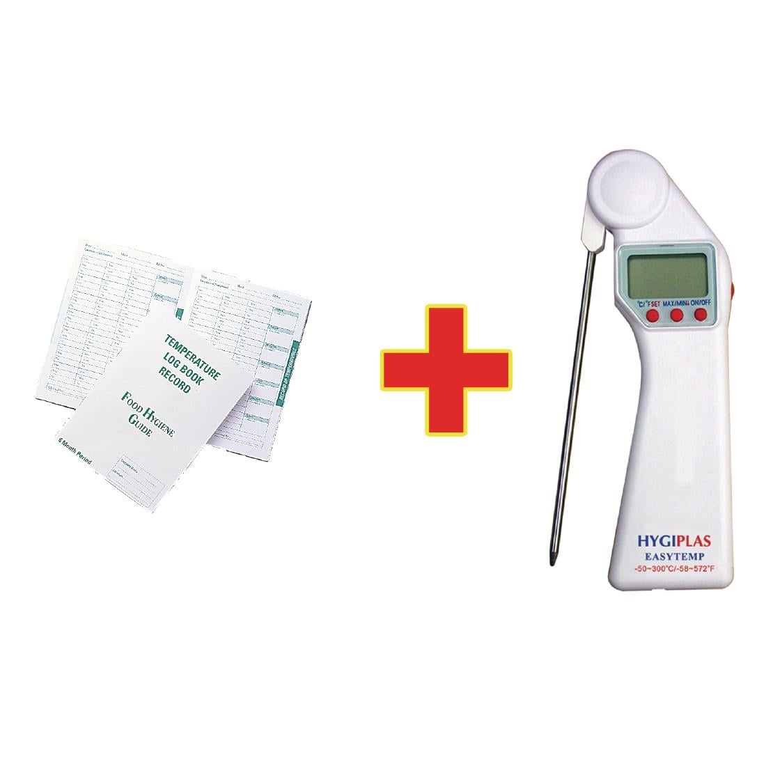 Easytemp Handgehaltenes Thermometer Und Temperaturprotokollbuch