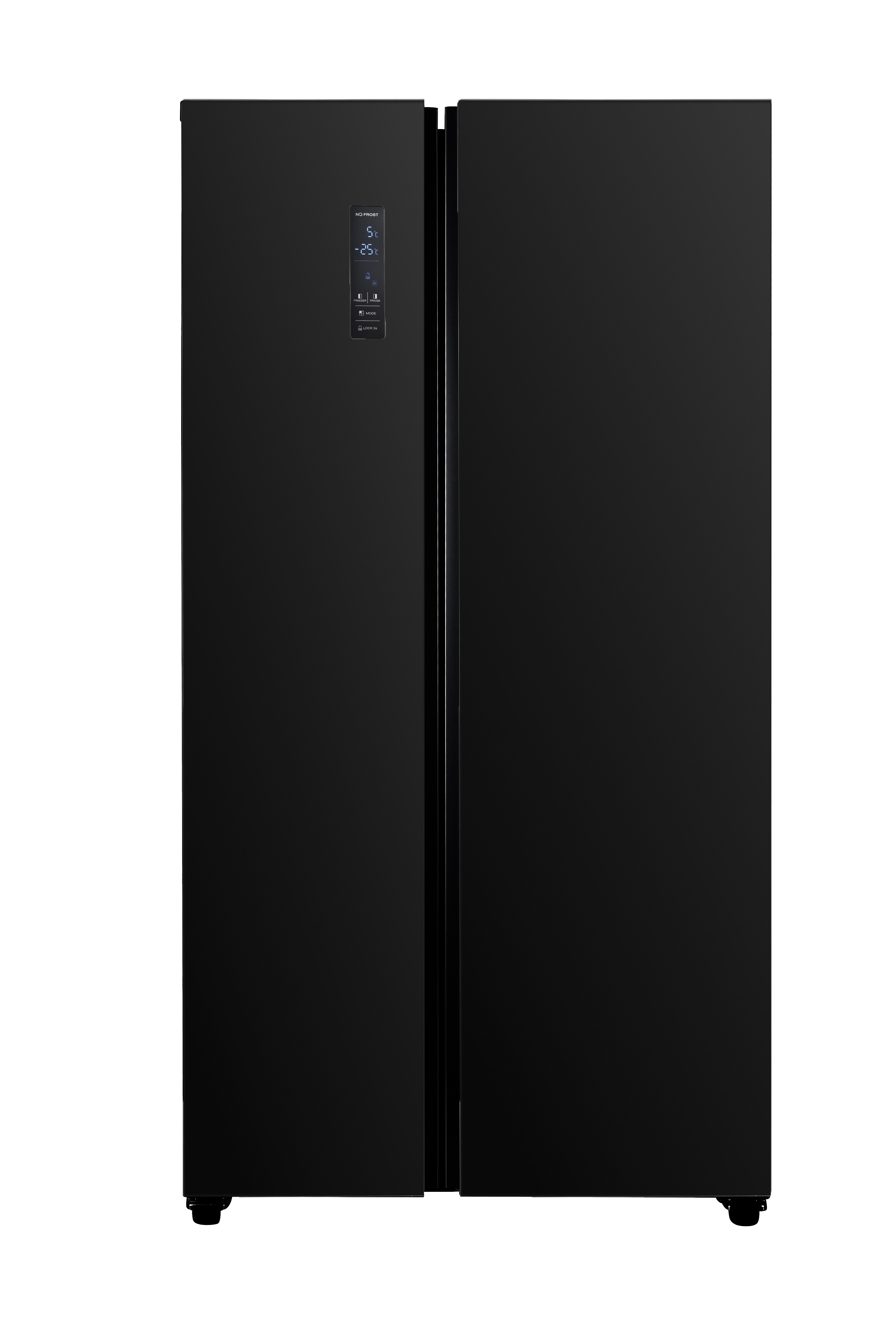 Kühl-/Gefrierkombination - Schwarz - Amerikanisches Modell - 291 + 151L - Exquisit