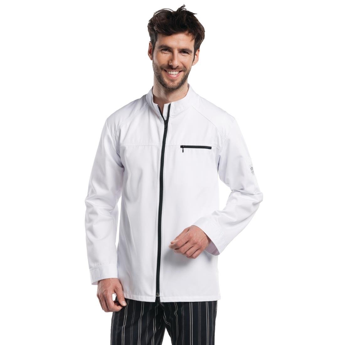 Veste de cuisine mixte Chaud Devant Modena blanche XL