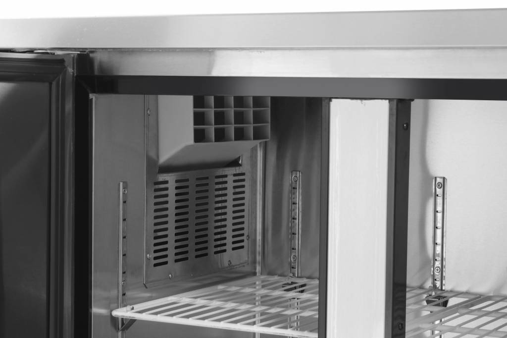 Kühltisch Kitchen Line | 2 Türen | 1200x600x(h)850mm