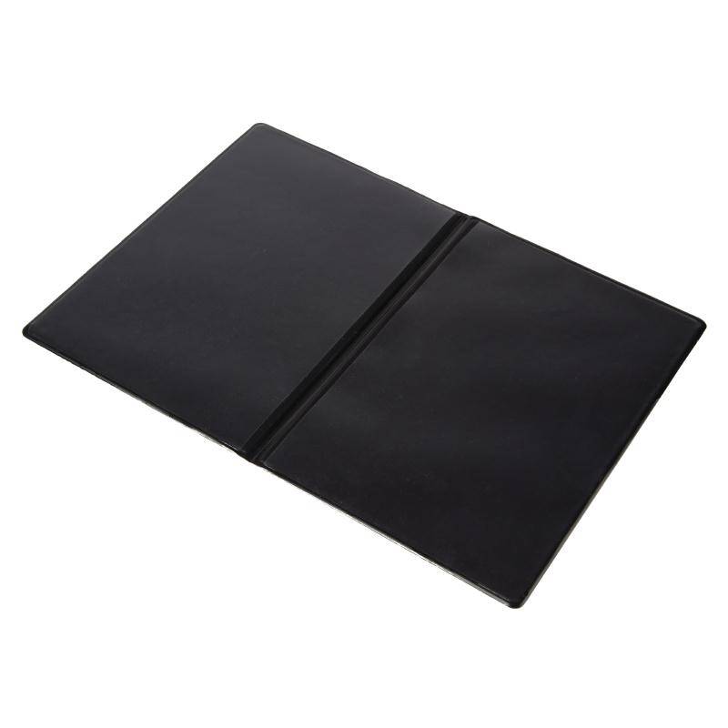 Porte-Menu En PVC Noir - Format A5 - 2 Pages