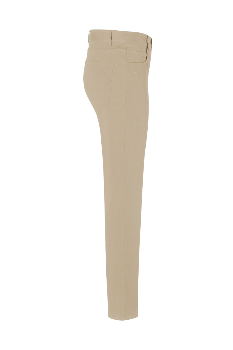 Damen 5-Pocket-Hose Classic-Stretch - Kieselbeige - 42/l
