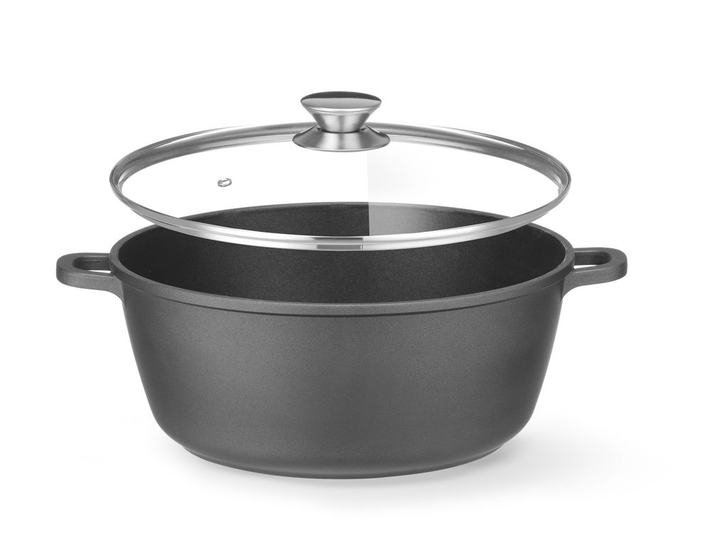 Braadpan met antiaanbaklaag - 7,5L - Zwart - 387x310x(H)130mm